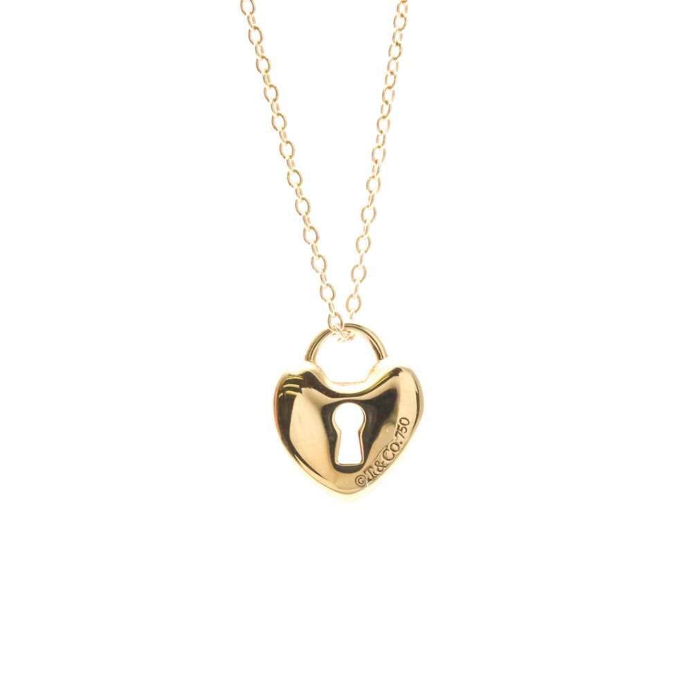 TIFFANY Authentic 18k Gold Heart Necklace - Picture 1 of 12